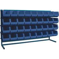 CB184 Rayonnage &agrave; persienne avec bacs, 36 bacs, 72" la x 15" p x 40" h