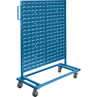 CB359 Supports mobiles pour contenants - &agrave; un c&ocirc;t&eacute;, &agrave; un c&ocirc;t&eacute;, 36" la x 16" p x 46-1/2" h