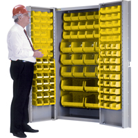 CB445 Deep-Door Combination Cabinet, 38" W x 24" D x 72" H, 36 Shelves