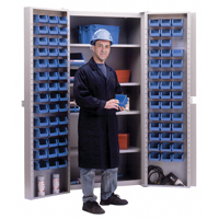 Deep-Door Combination Cabinet, 38" W x 24" D x 72" H, 4 Shelves CB446 | KLETON