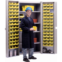 CB448 Deep-Door Combination Cabinet, 38" W x 24" D x 72" H, 4 Shelves