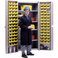 Deep-Door Combination Cabinet, 38" W x 24" D x 72" H, 4 Shelves CB448 | KLETON