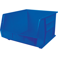 CB808 Bacs ultra empilable & suspendable, 16-1/2" la, 11" h x 18" p, Bleu
