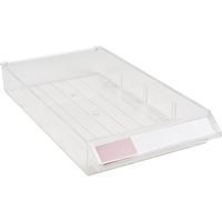 Replacement Drawer for KPC-300 Parts Cabinet, Plastic, 5-3/8" W x 9-13/16" D x 1-3/5" H, Clear CB984 | KLETON