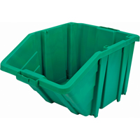 Jumbo Plastic Bin, 15-1/2" W x 13" H x 25" D, Green, 200 lbs. Capacity CF329 | KLETON