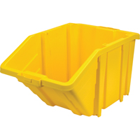 Jumbo Plastic Bin, 15-1/2" W x 13" H x 25" D, Yellow, 200 lbs. Capacity CF330 | KLETON
