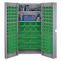 CF357 Deep Door Combination Cabinets, 38" W x 24" D x 72" H, Grey