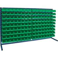 CF365 Rayonnage &agrave; persienne avec bacs, 144 bacs, 72" la x 15" p x 40" h