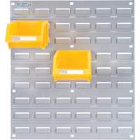 Metal Louvered Panel Bin Support Rack, 16 Bins, 18" W x 1/8" D x 19" H CF411 | KLETON