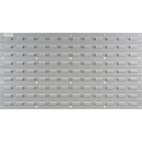 Metal Louvered Panel Bin Support Rack, 32 Bins, 36" W x 1/8" D x 19" H CF412 | KLETON