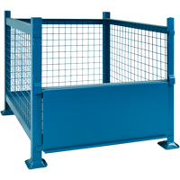Bulk Stacking Containers, 34.5" W x 40.5" D x 30" H, 3000 lbs. Capacity CF450 | KLETON