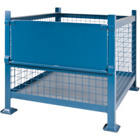 CF450 Contenants de vrac empilables, 34,5" la x 40,5" p x 30" h, Capacit&eacute; de 3000 lb