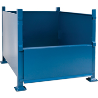 Bulk Stacking Containers, 30" H x 34.5" W x 40.5" D, 3500 lbs. Capacity CF454 | KLETON