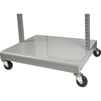CF475 Servante mobile de bacs &agrave; plateaux inclinables - chariot seulement, &agrave; deux c&ocirc;t&eacute;s, 26-1/4" la x 22" p x 57-1/2" h