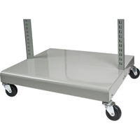 Mobile Tilt Bin Rack - Cart Only, Double-sided, 26-1/4" W x 22" D x 57-1/2" H CF475 | KLETON