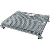 CG021 Conteneur repliable en m&eacute;tal grillag&eacute;, 40" la x 48" p x 42" h, Capacit&eacute; de 4000 lb