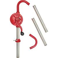 DC869 Rotary Type Drum Pump, Cast Iron/Steel, Fits 30-55 Gal., 8 oz./Stroke