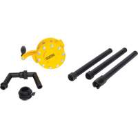 DC870 Rotary Type Drum Pump, Polypropylene, Fits 15 - 55 US Gal., 8 oz./Stroke
