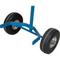 DC874 Chariot &agrave; cylindres, Roues Anticrevaison, Base de 15-1/2" W x 14-1/4" L, 600 lb