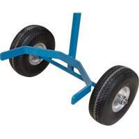 DC891 Chariot &agrave; cylindres, Roues Anticrevaison, Base de 15-1/2" W x 14-1/4" L, 600 lb