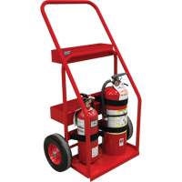 DC902 Chariot de prevention d'incendie pour travaux &agrave; chaud, Roues Semi-pneumatique, Base de 17,75" la x 8,9" lo, 100 lb