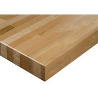 FI730 Laminated Hardwood Workbench Top, 48" W x 24" D, Square Edge, 1-3/4" Thick