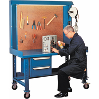 Maxi-Bench Workstation, Steel/Wood Surface, 60" W x 30" D x 76" H FF068 | KLETON