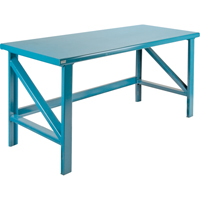 Extra Heavy-Duty Workbenches - All-Welded Benches, Steel Surface FF494 | KLETON