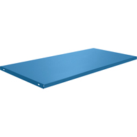 Établi avec armoire - Tablettes, 58 3/4" x Capacité de 300 lb, Acier, Bleu FH164 | KLETON
