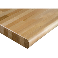 Laminated Hardwood Workbench Top, 48" W x 24" D, Bullnose Edge, 1-3/4" Thick FI522 | KLETON