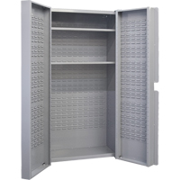 Deep Door Combination Cabinet, 38" W x 24" D x 72" H, Grey FH820 | KLETON