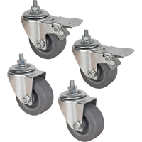 FI521 Pupitre d'atelier ouvert - ensemble optionnel de roulettes