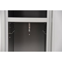 FN490 Casiers assembl&eacute;s, 2 niveaux, 12" x 18" x 72", Acier, Gris, Rivet (assembl&eacute;)