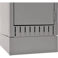 FL374 Base sur&eacute;lev&eacute;e, 1 Blocs, 4" lo x 12" la x 18" p, Gris, Acier