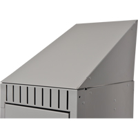 FL375 Dessus en pente, Bloc de 1, 18" p x 12" la x 10" ha, Gris, Acier