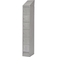 FL412 Casiers, 6 niveaux, 12" x 18" x 86", Acier, Gris, D&eacute;mont&eacute;