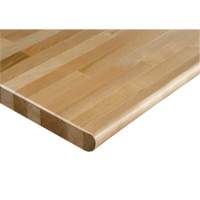 FM930 Hardwood Workbench Top, 48" W x 24" D, Bullnose Edge, 1-1/4" Thick