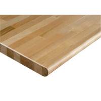 Hardwood Workbench Top, 48" W x 24" D, Bullnose Edge, 1-1/4" Thick FM930 | KLETON