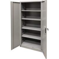 Storage Cabinet, Steel, 4 Shelves, 78" H x 36" W x 24" D, Grey FN426 | KLETON