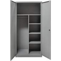 FN655 Combination Storage Cabinet, 36" W x 18" D x 72" H, Grey