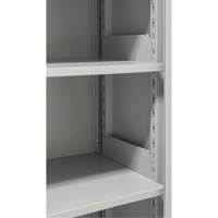 FN657 Hi-Boy Storage Cabinet, Steel, 4 Shelves, 72" H x 36" W x 18" D, Grey