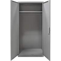FN659 Wardrobe Storage Cabinet, Steel, 36" W x 18" D x 72" H, Grey