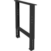 FN708 Pattes d'&eacute;tabli pour service industriel, Acier, 24" p x 34" h, Simple