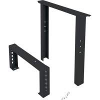 FN708 Pattes d'&eacute;tabli pour service industriel, Acier, 24" p x 34" h, Simple
