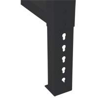FN709 Pattes d'&eacute;tabli pour service industriel, Acier, 30" p x 34" h, Simple