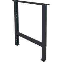 FN709 Pattes d'&eacute;tabli pour service industriel, Acier, 30" p x 34" h, Simple