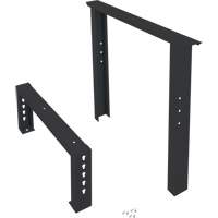 FN709 Pattes d'&eacute;tabli pour service industriel, Acier, 30" p x 34" h, Simple