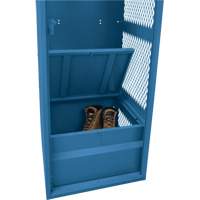 FN716 Casier pour &eacute;quipement, Acier, 24" la x 18" p x 72" h, Bleu fonc&eacute;