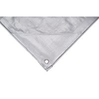 NN407 Tarp, Super Heavy-Duty, Silver, 10' x 8' x 12 mils