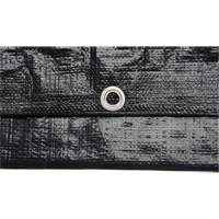 JI327 Tarp, Light Industrial Duty, Black, 6' x 8' x 8 mils